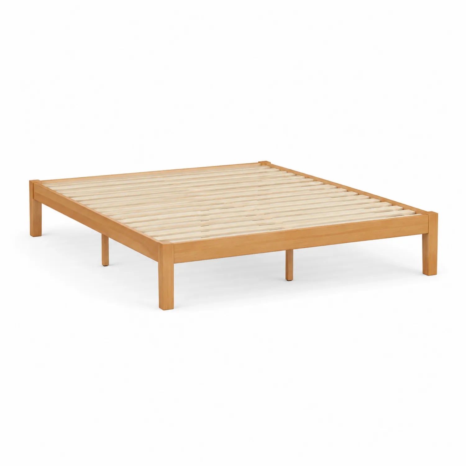 Estructura de cama de madera de pino 200x180 cm