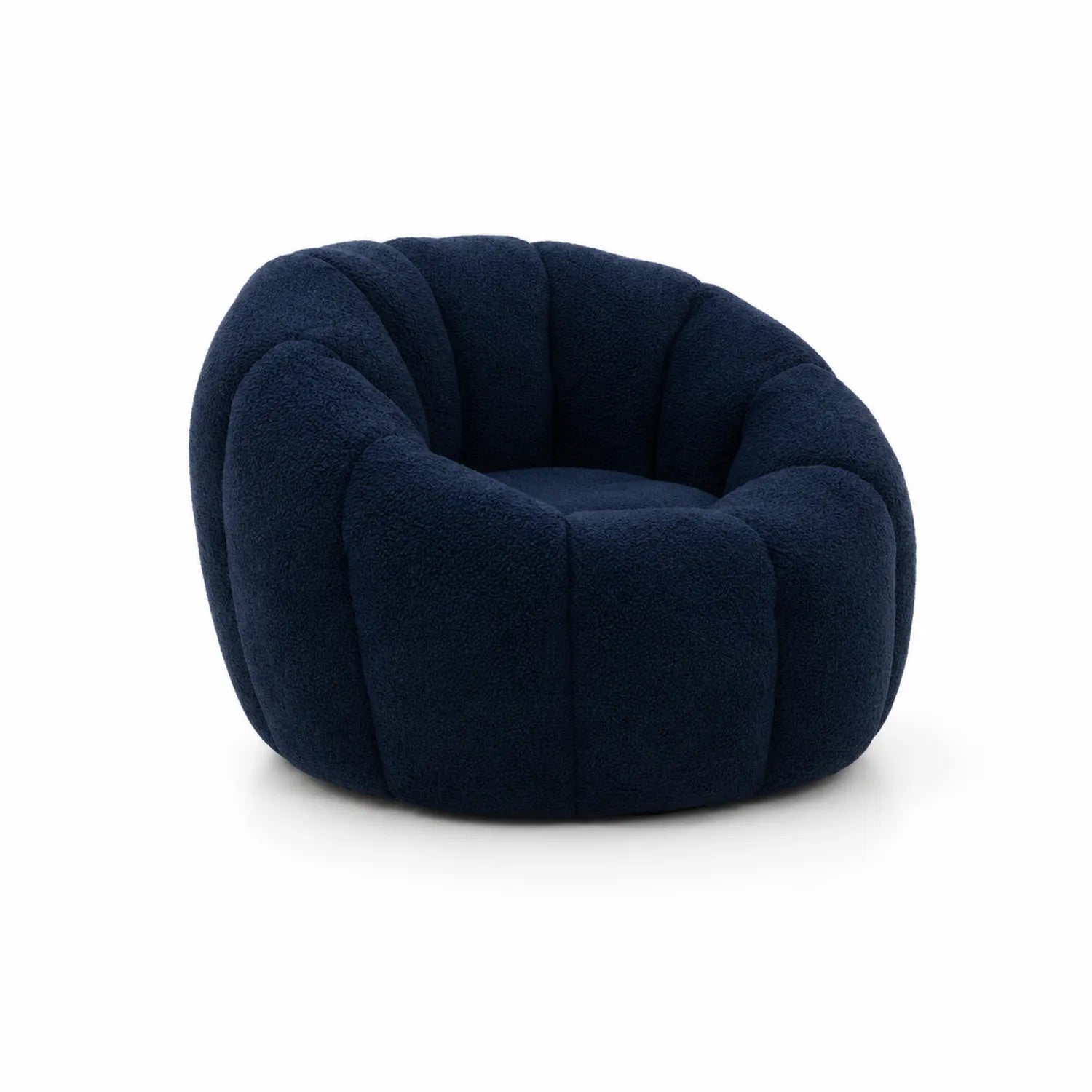 Sillón de Tela Azul Marino