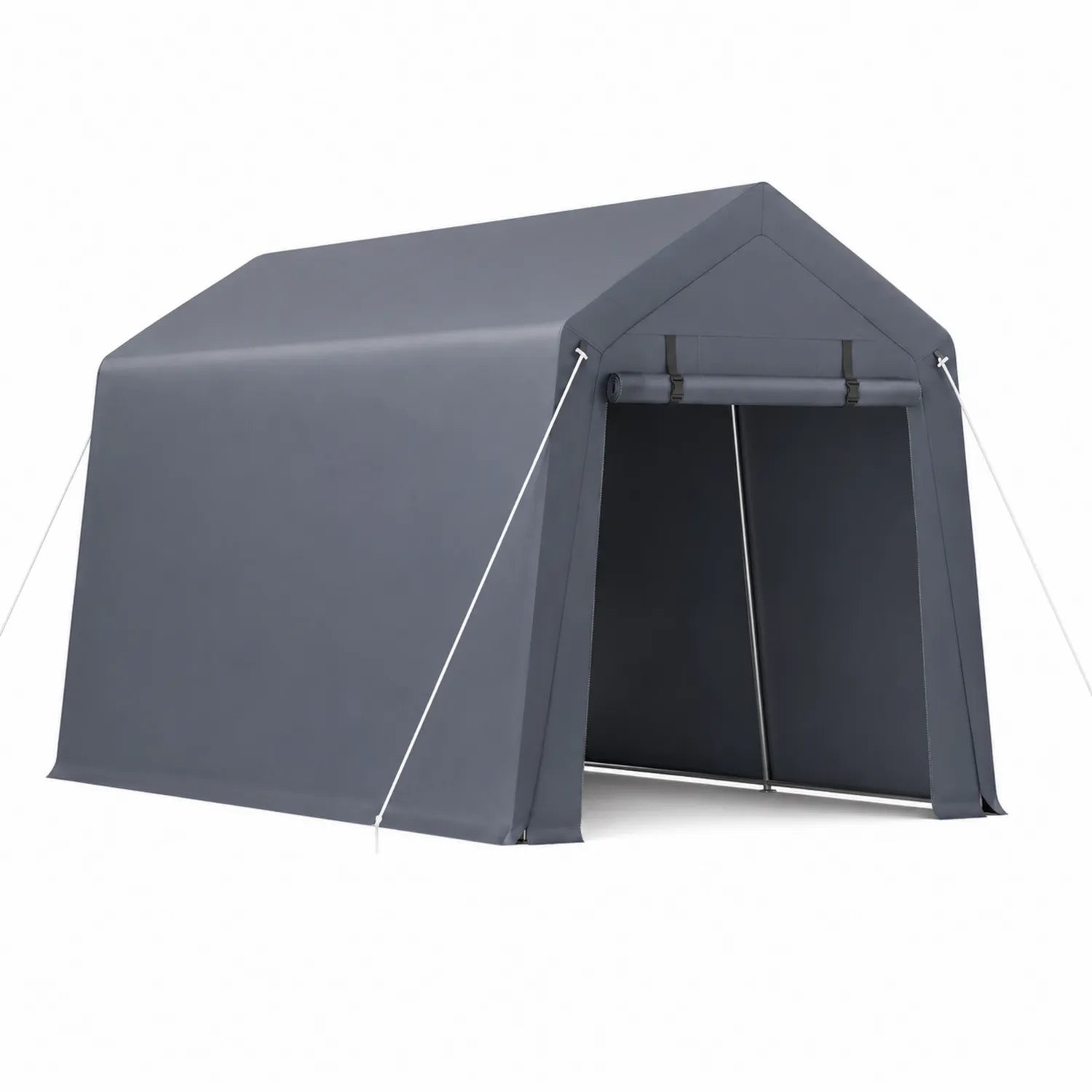 Carpa de almacenamiento exterior de PVC gris