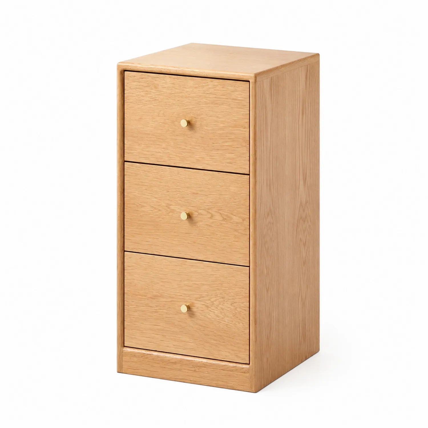 Cajonera de 3 cajones de madera de roble